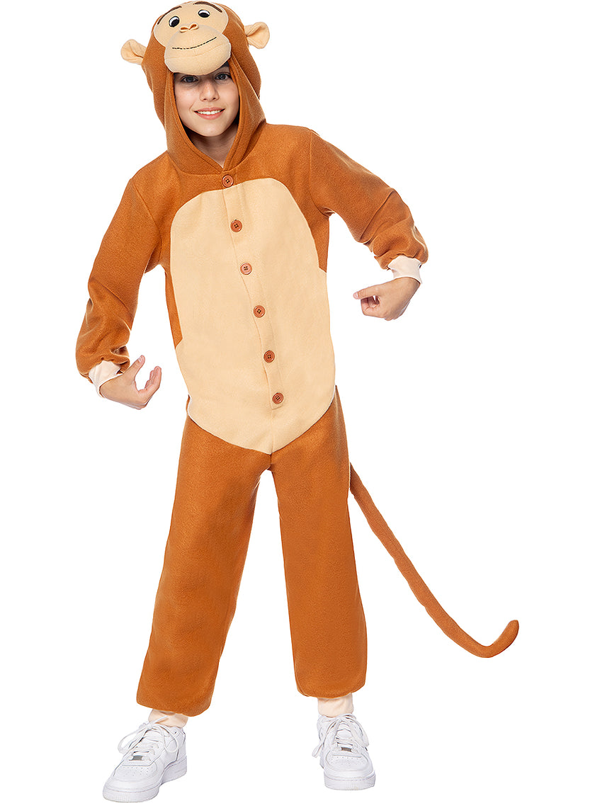 Déguisement singe onesie enfant