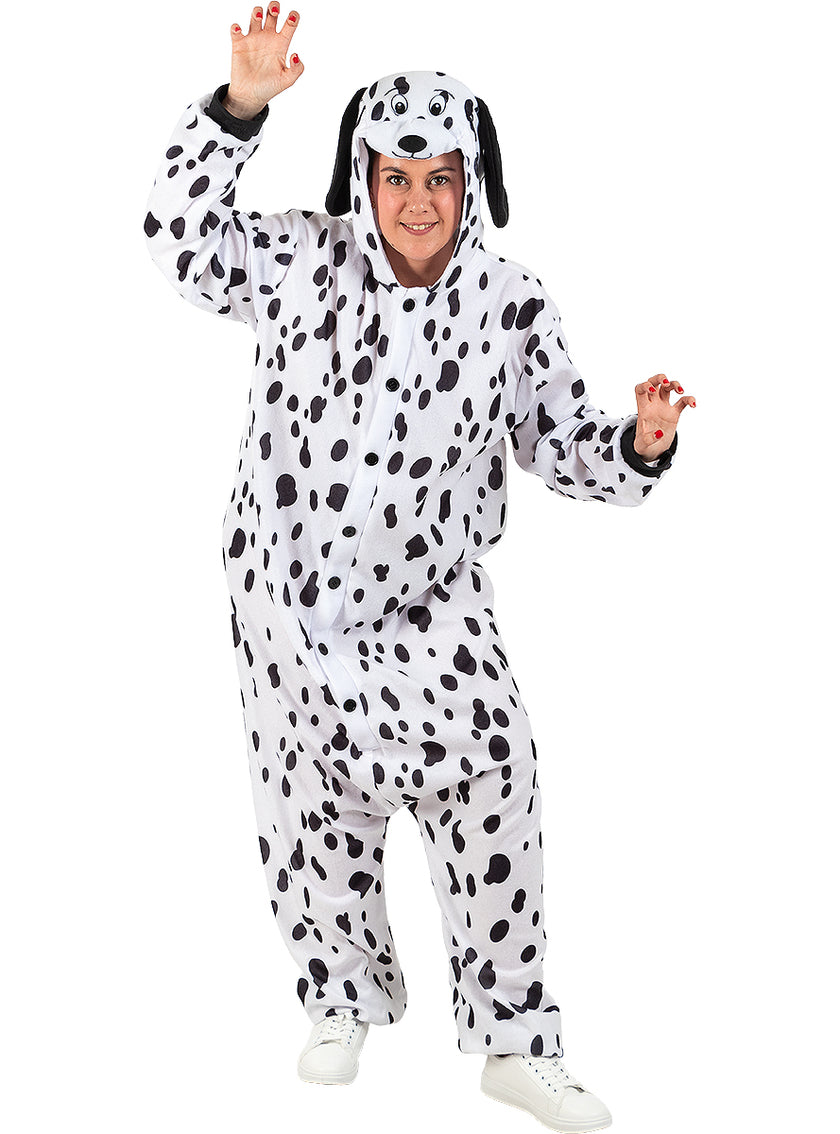 Déguisement chien dalmatien onesie adulte