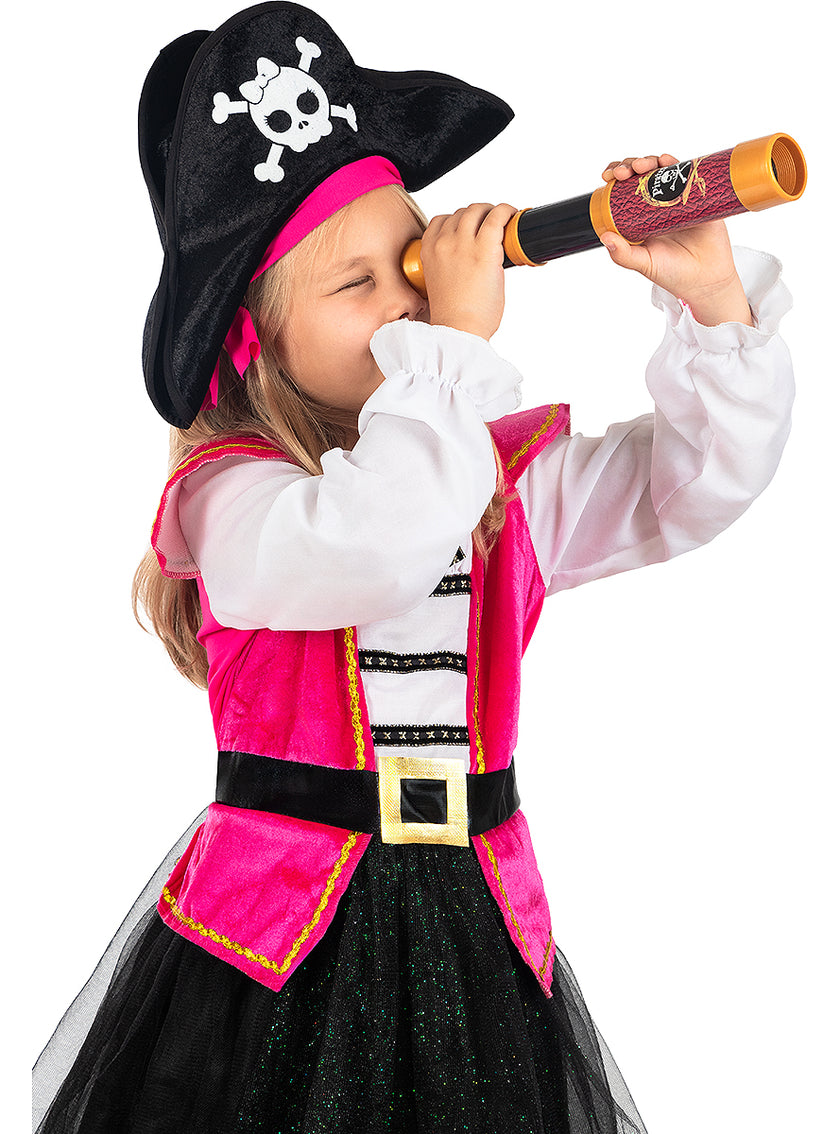 Déguisement pirate rose fille