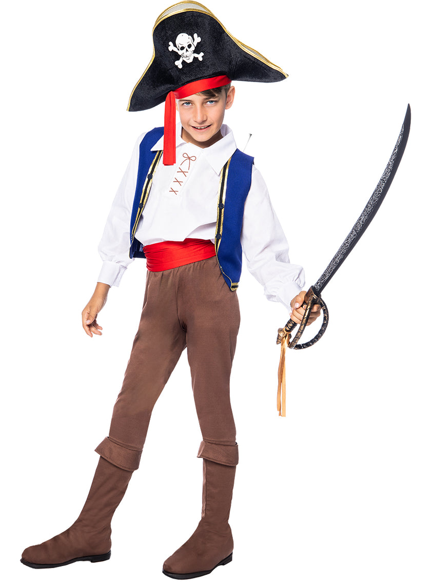 Déguisement pirate coloré garçon