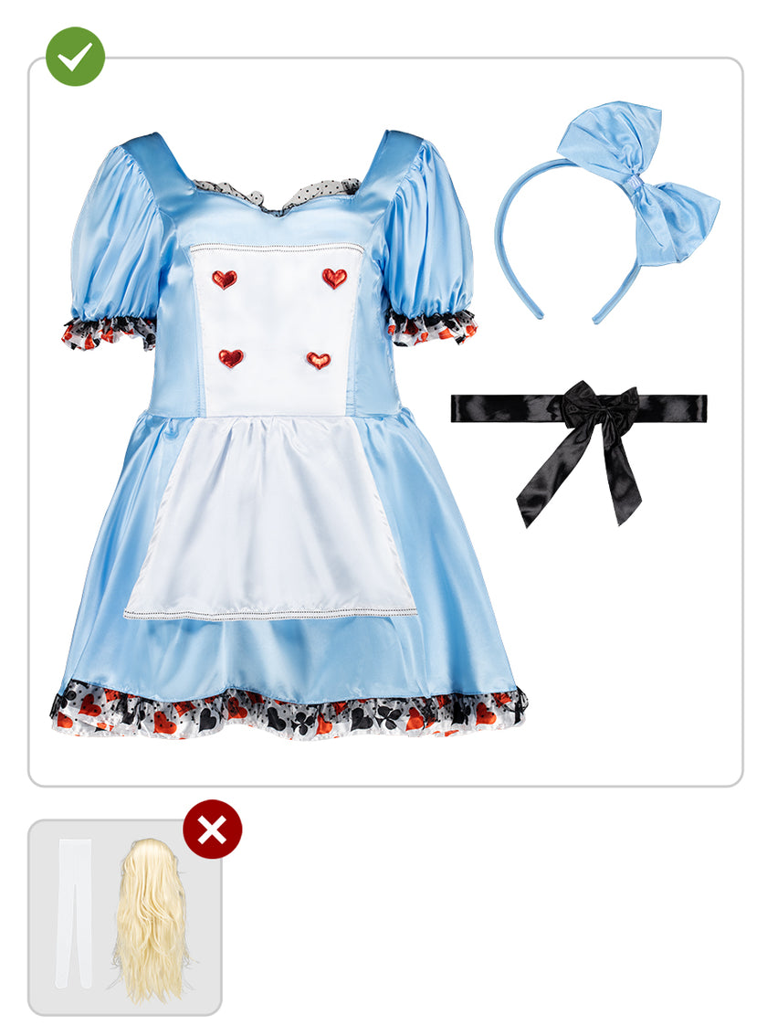 Déguisement Alice Deluxe femme grande taille