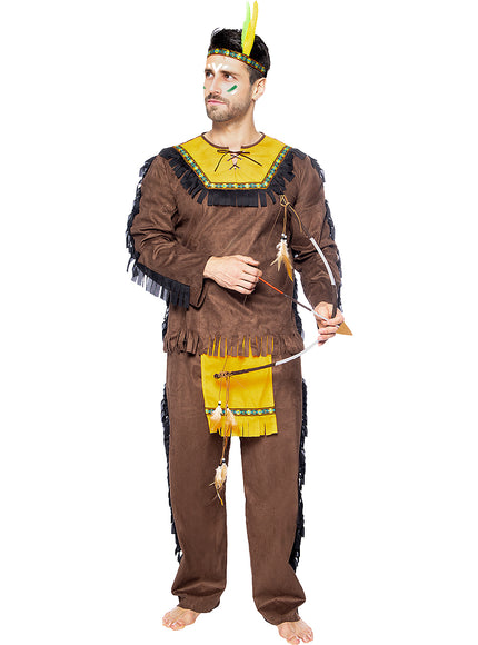 Déguisement Indien Deluxe homme grande taille
