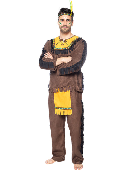 Déguisement Indien Deluxe homme grande taille