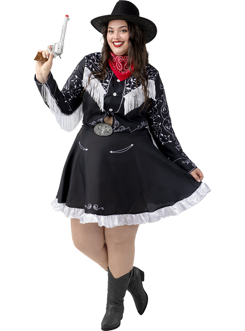 Déguisement cowgirl tireuse femme grande taille