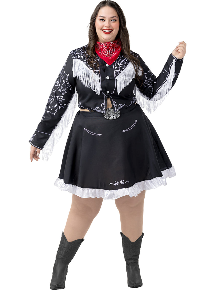 Déguisement cowgirl tireuse femme grande taille