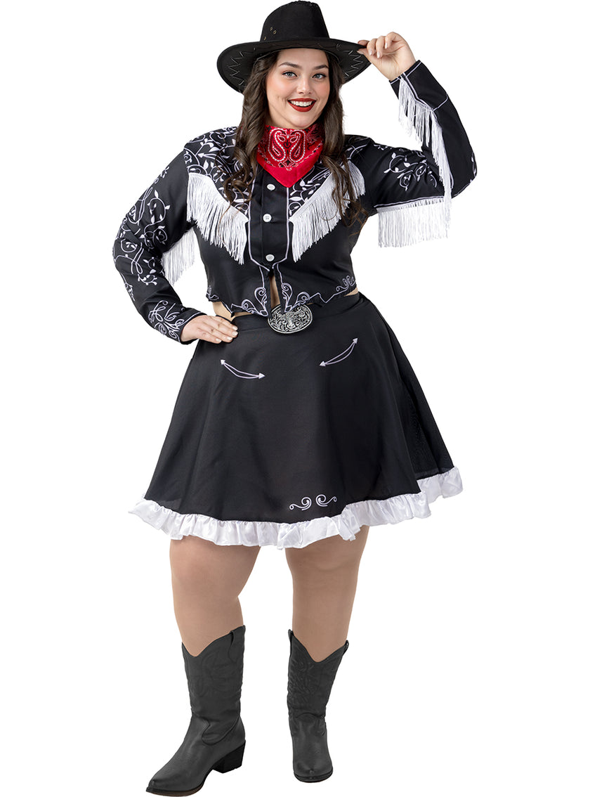 Déguisement cowgirl tireuse femme grande taille