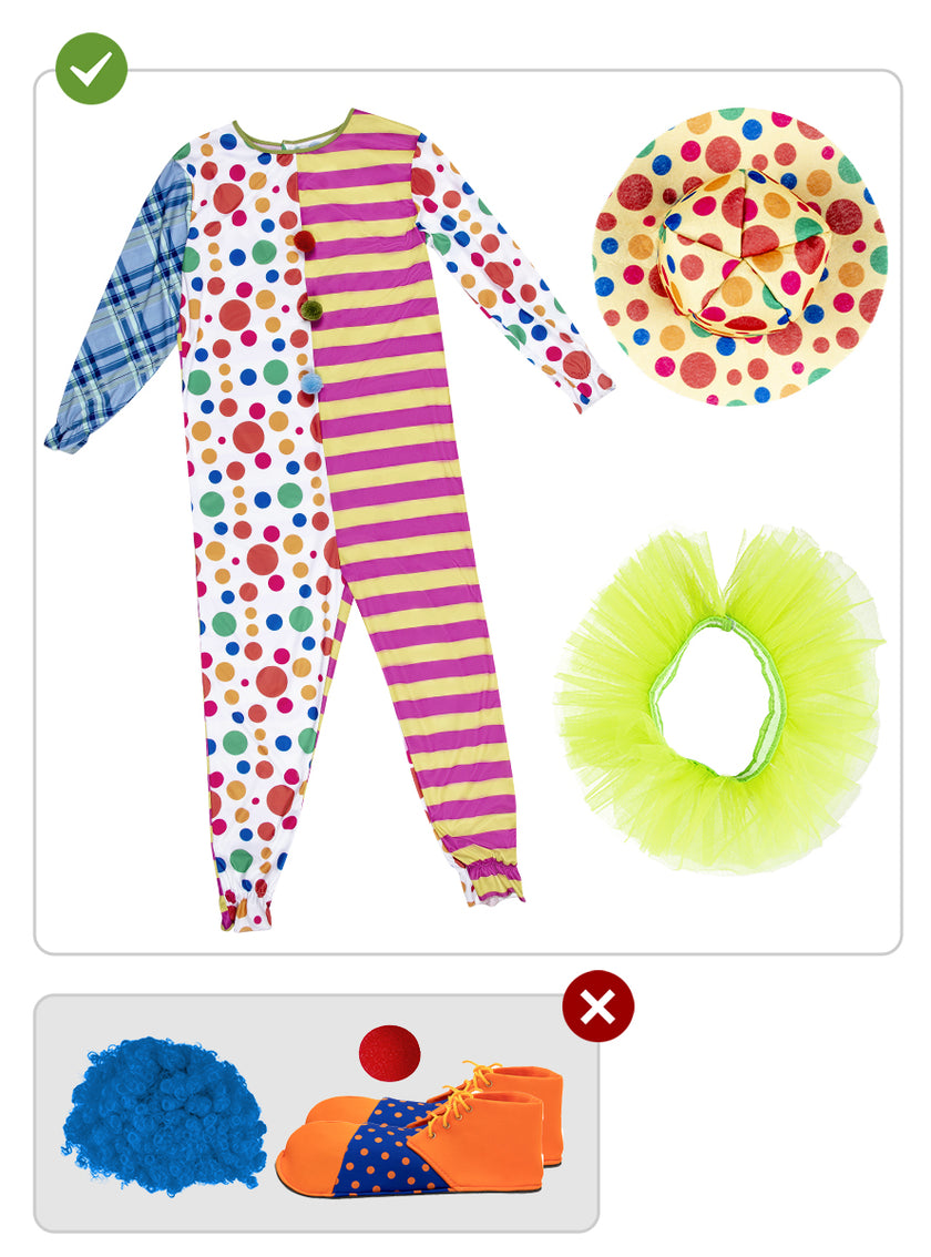 Déguisement clown Deluxe homme