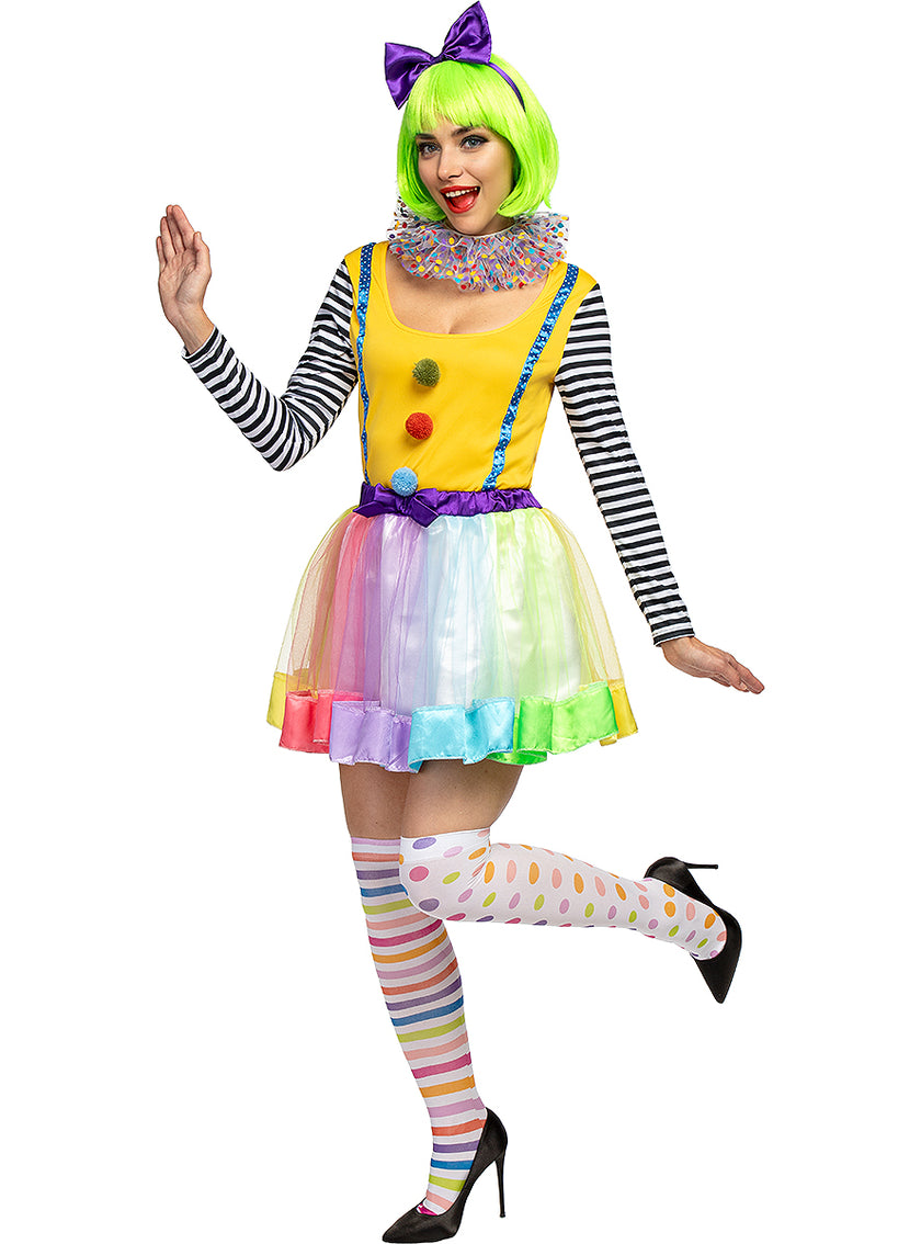 Déguisement clown Deluxe femme