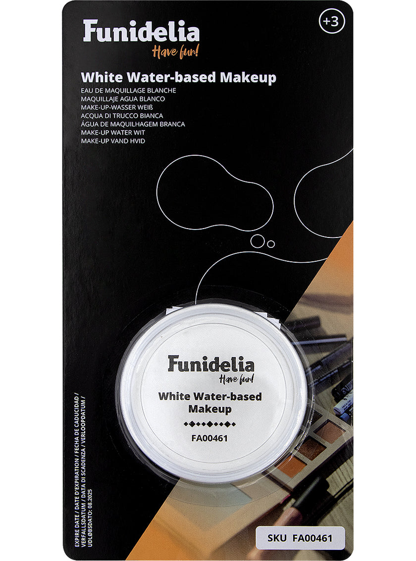 Maquillage à l'eau blanc