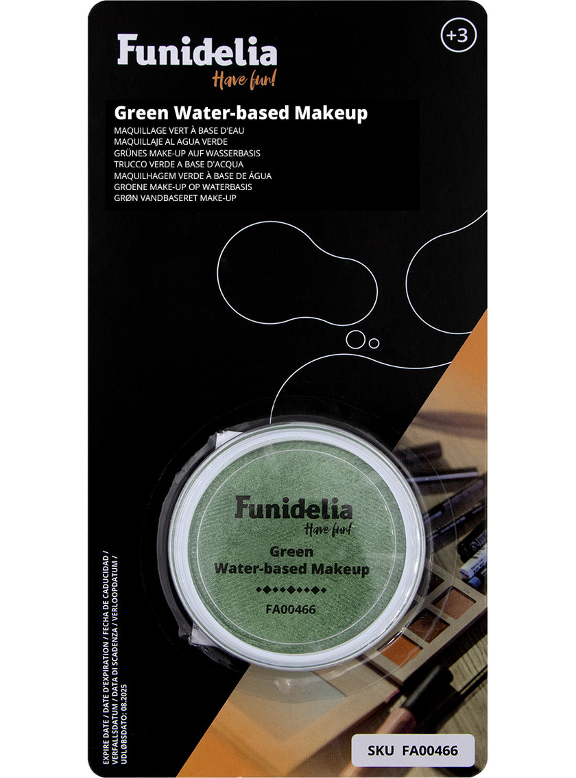 Maquillage à l'eau vert citron