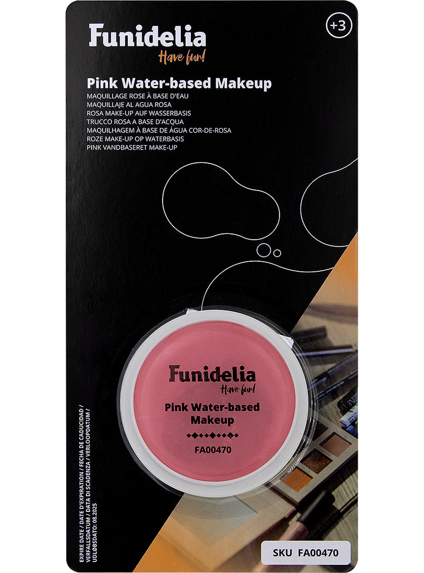 Maquillage à l'eau rose