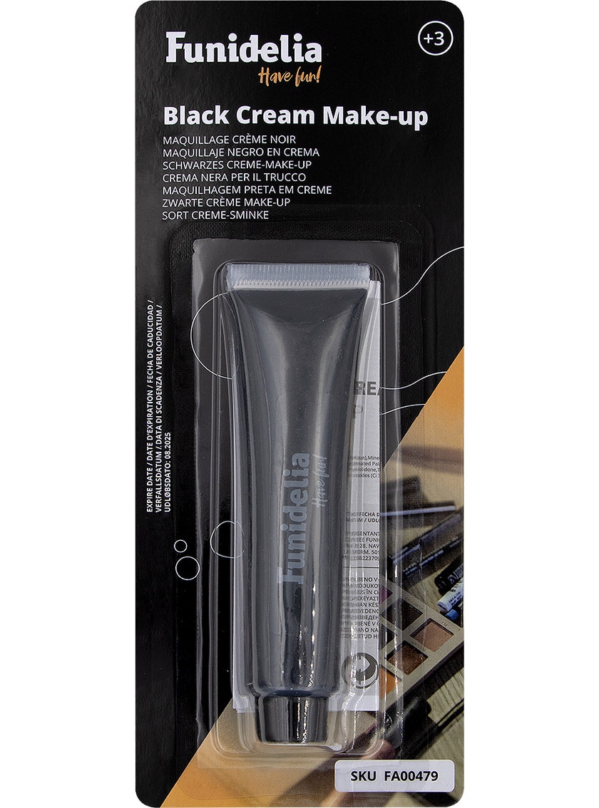 Maquillage noir en crème
