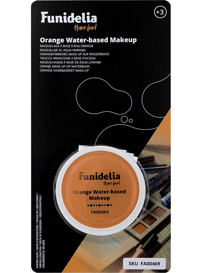 Maquillage à l'eau orange