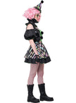 Déguisement clown terrifiant du cirque femme