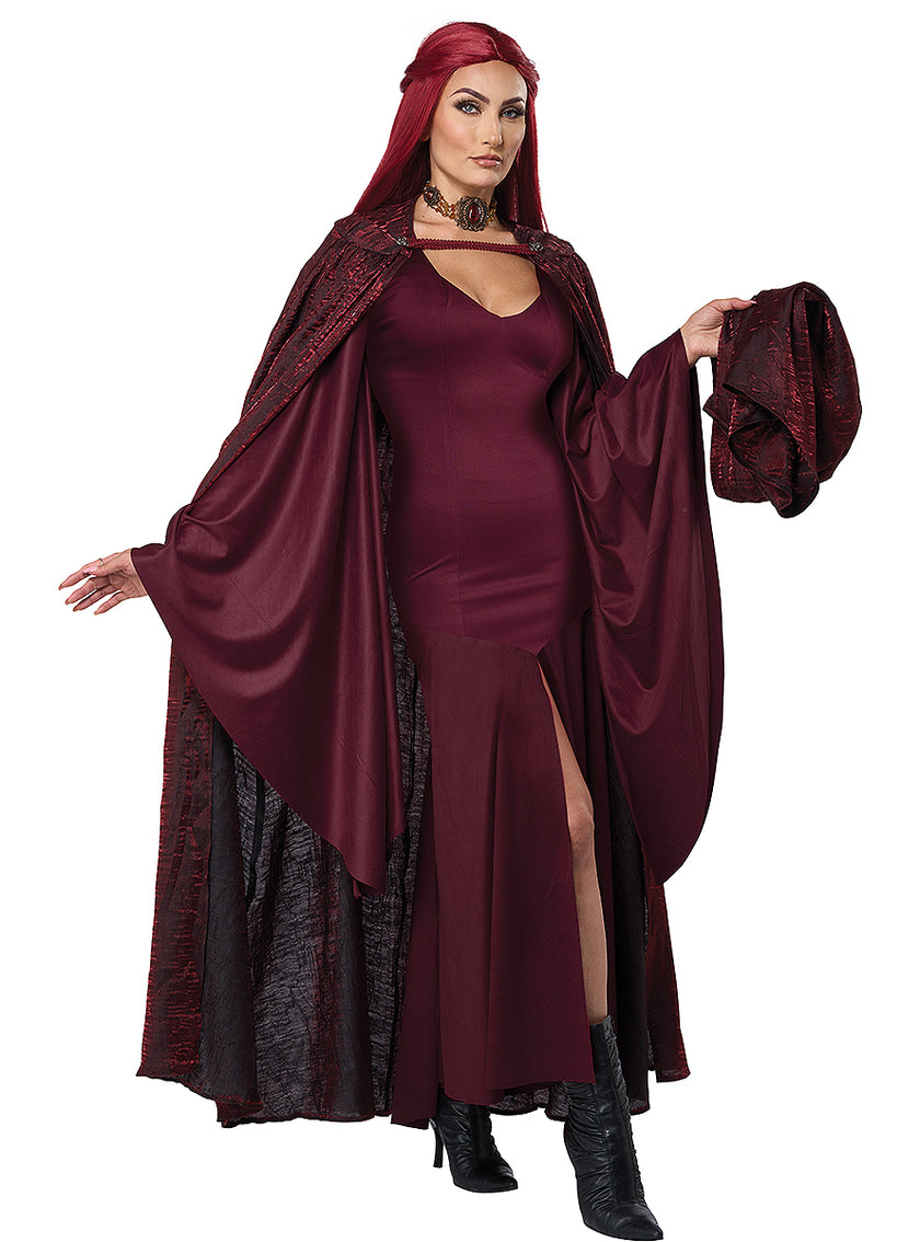 Déguisement sorcière rose femme