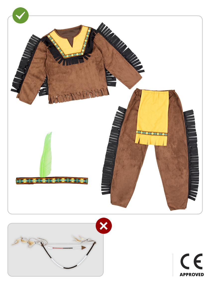 Déguisement Indien Deluxe garçon