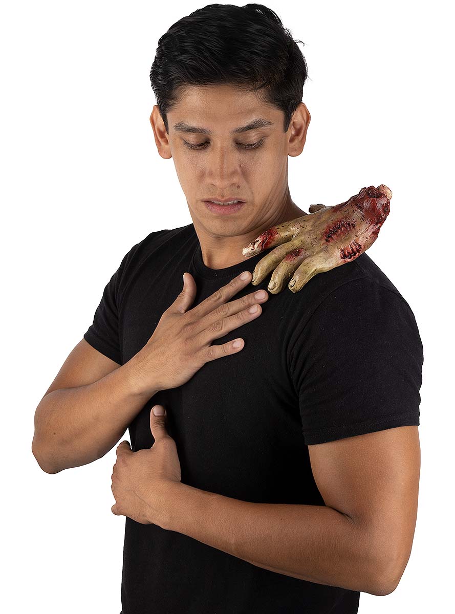 Figurine de main sanglante d'Halloween