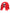 Masque de clown rouge effrayant