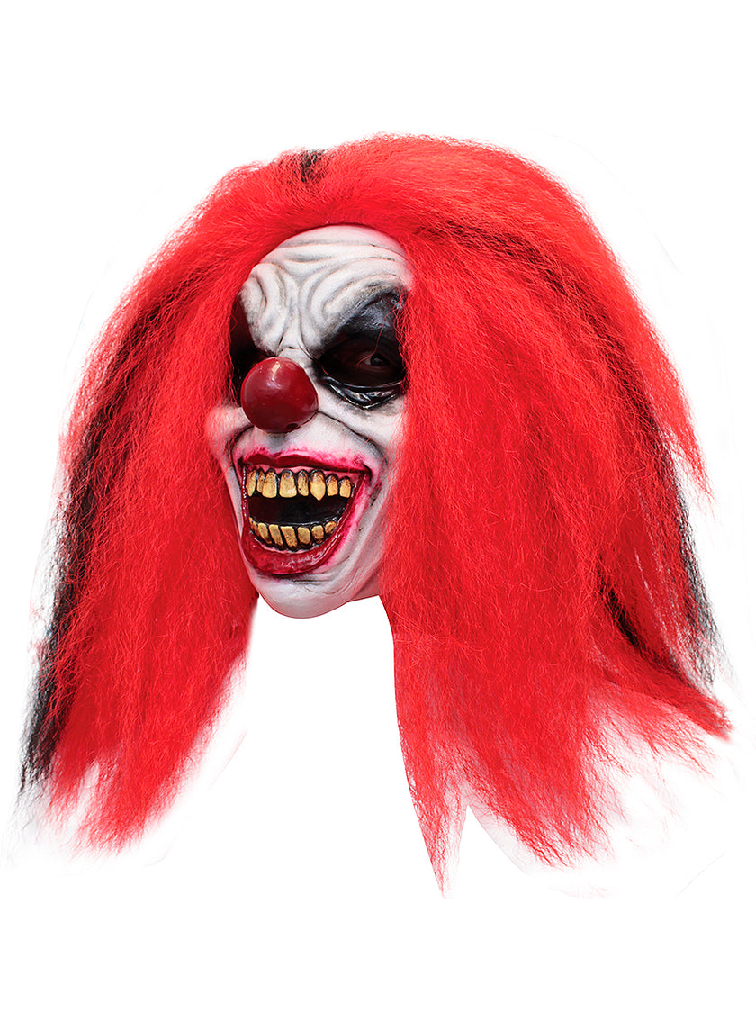 Masque de clown rouge effrayant