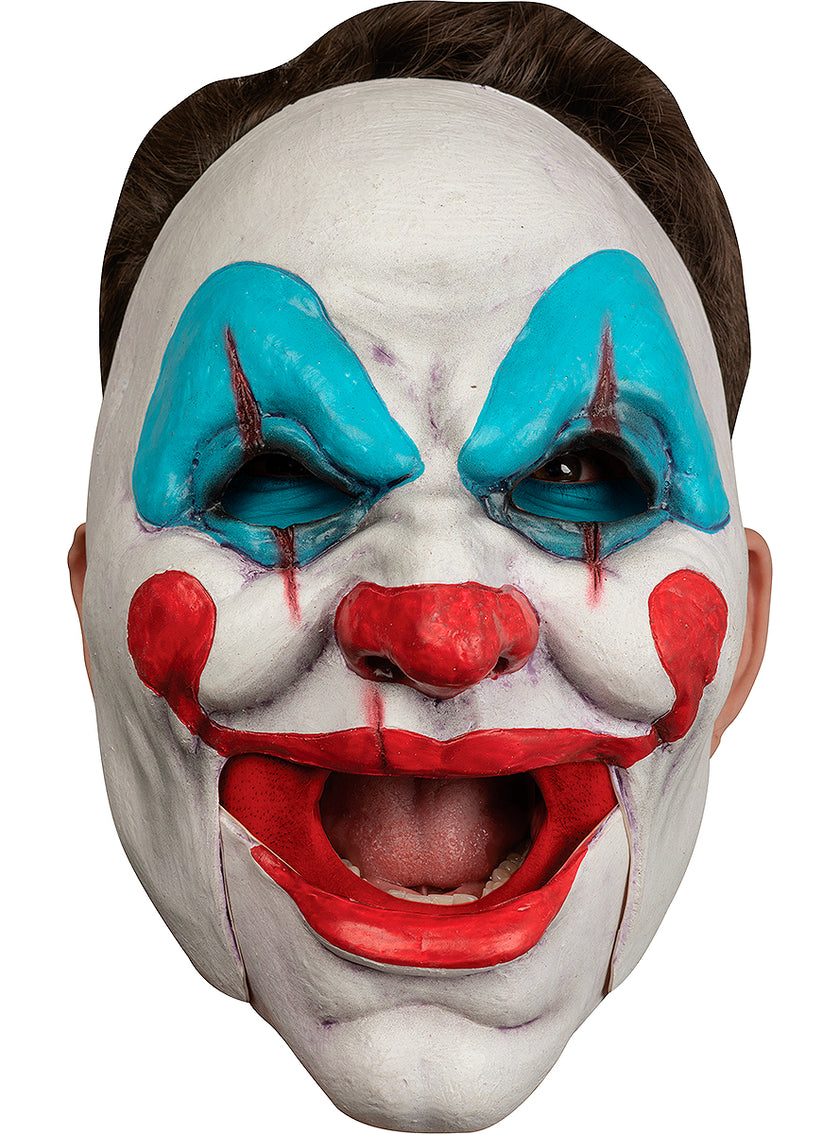 Masque de clown terrifiant avec effet vieilli