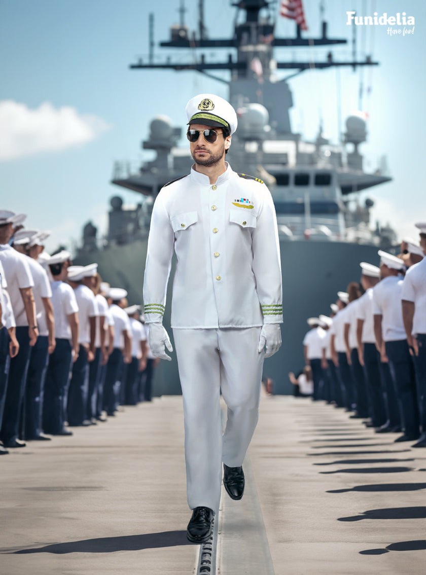 Déguisement officier marin homme