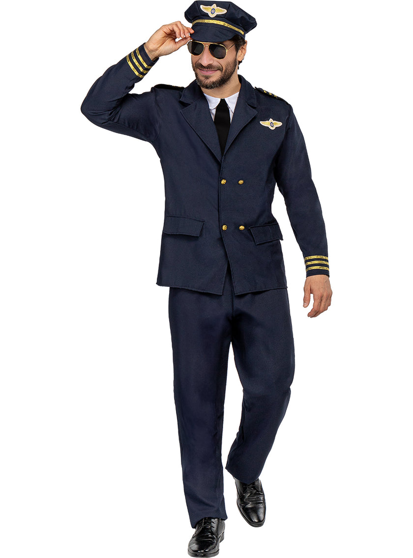 Déguisement pilote d'avion homme