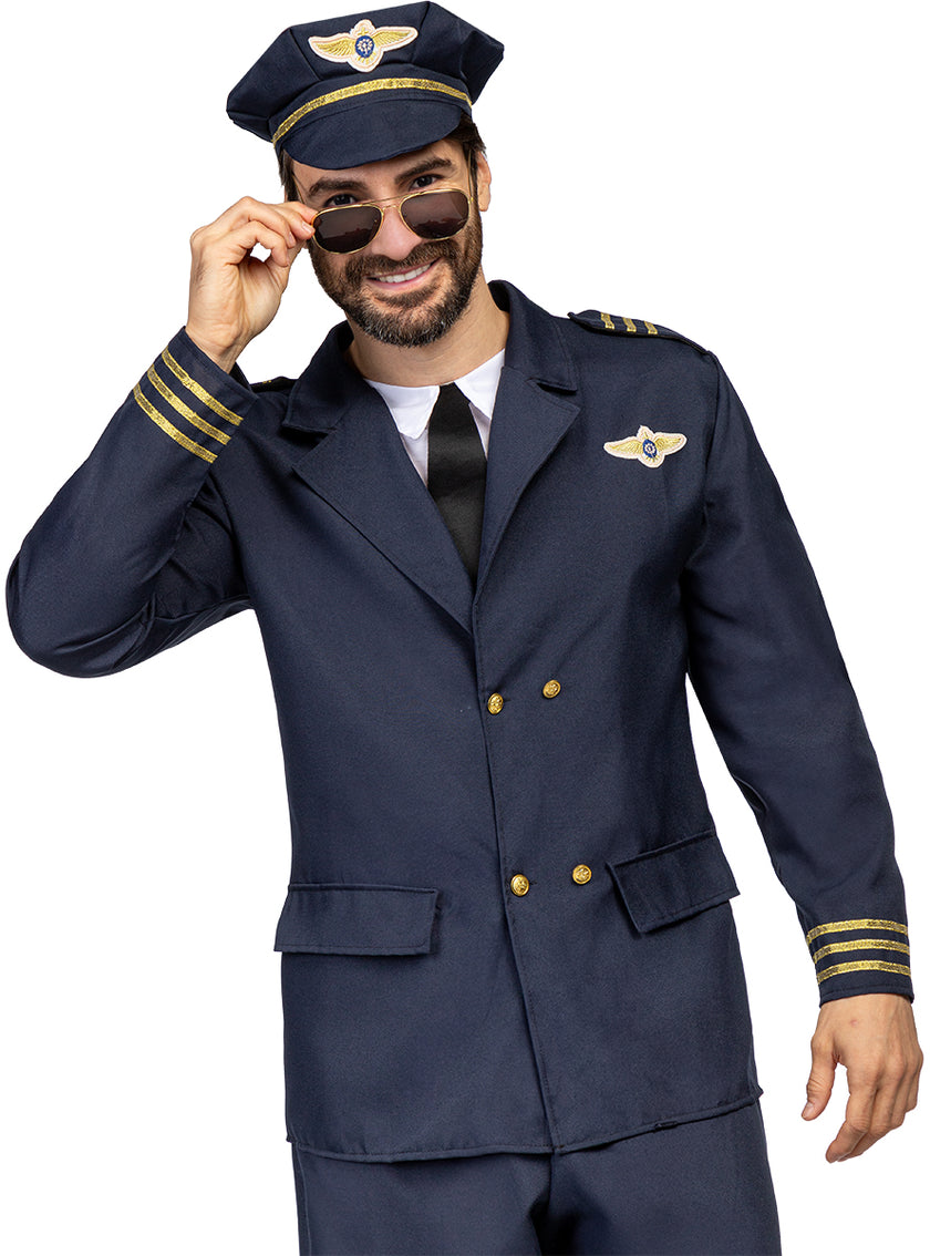 Déguisement pilote d'avion homme