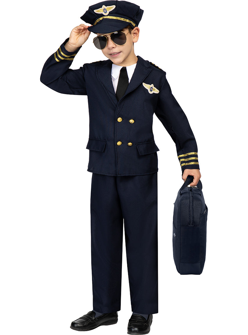 Déguisement pilote d'avion garçon