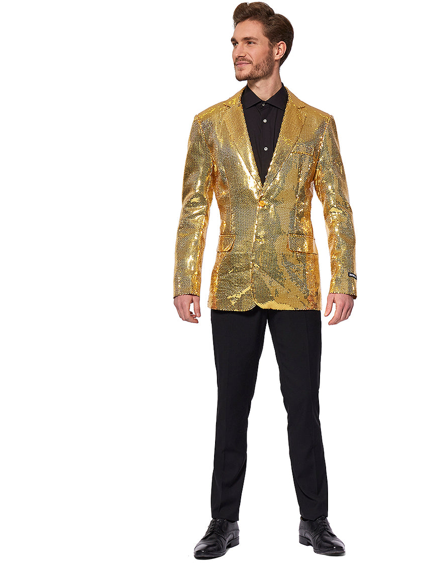 Blazer à paillettes dorées - Suitmeister