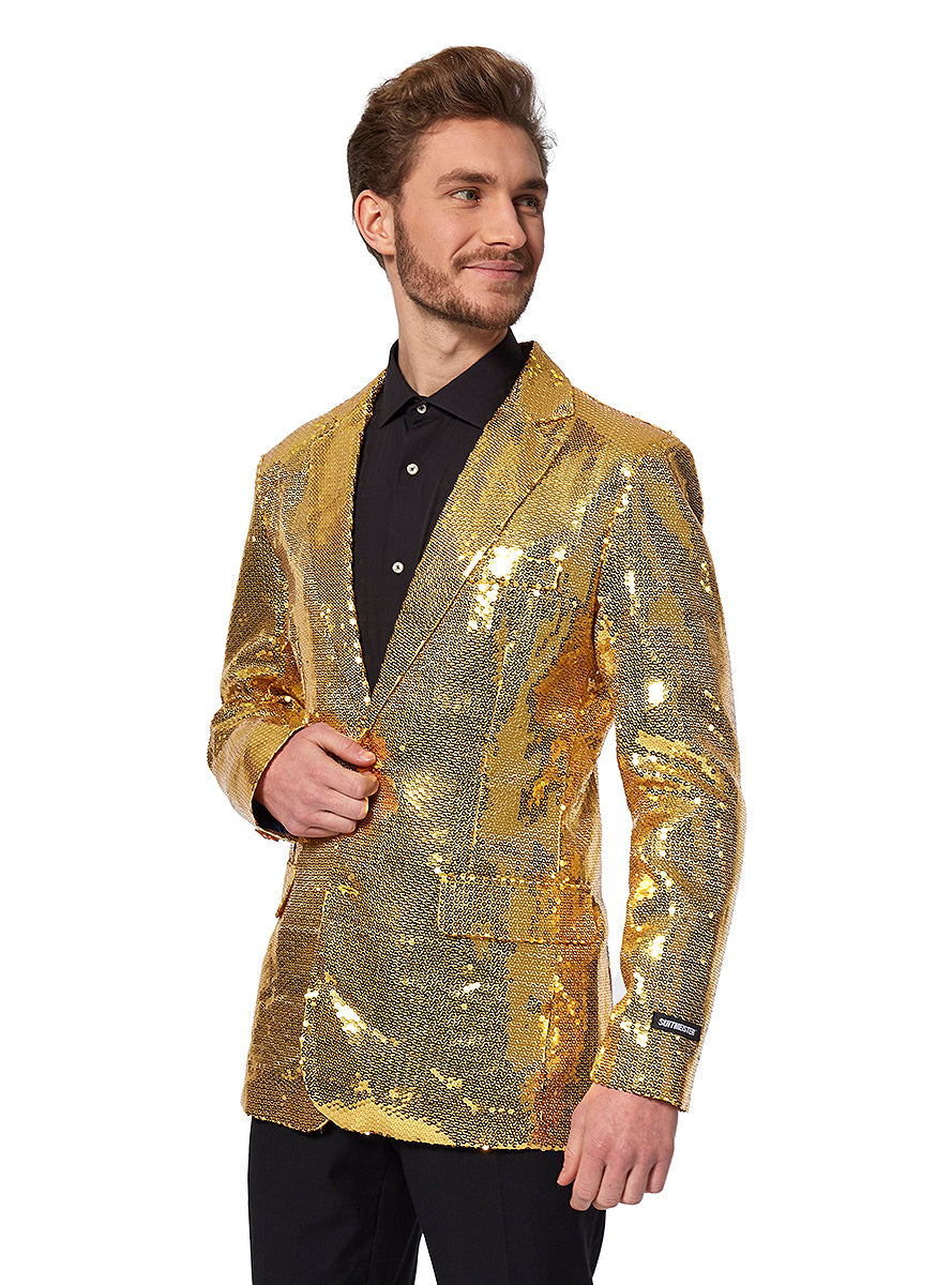 Blazer à paillettes dorées - Suitmeister