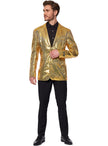 Blazer à paillettes dorées - Suitmeister