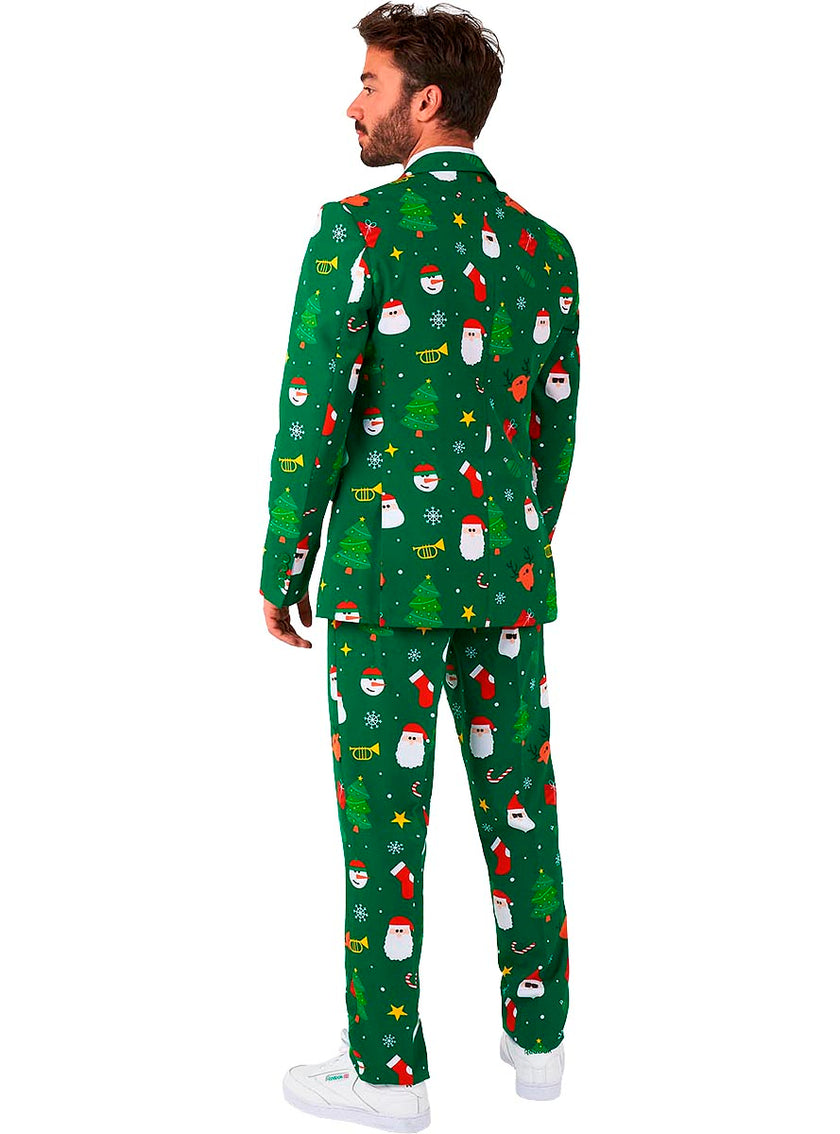 Costume Père Noel vert 