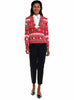 Blazer noël rouge femme - Opposuits