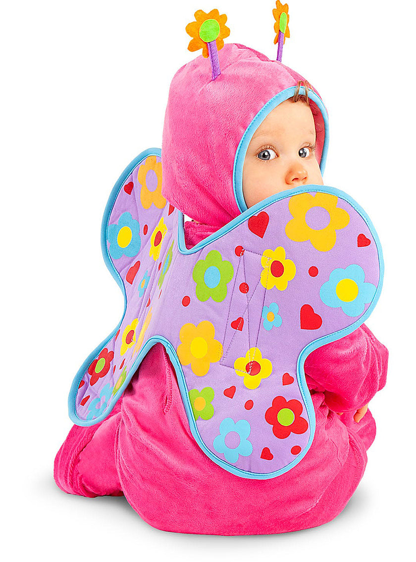 Déguisement papillon avec fleurs bébé