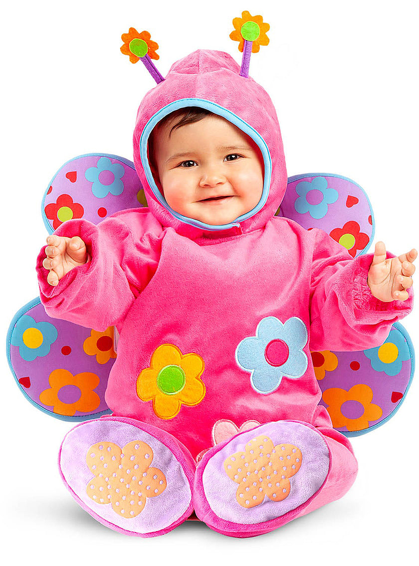 Déguisement papillon avec fleurs bébé