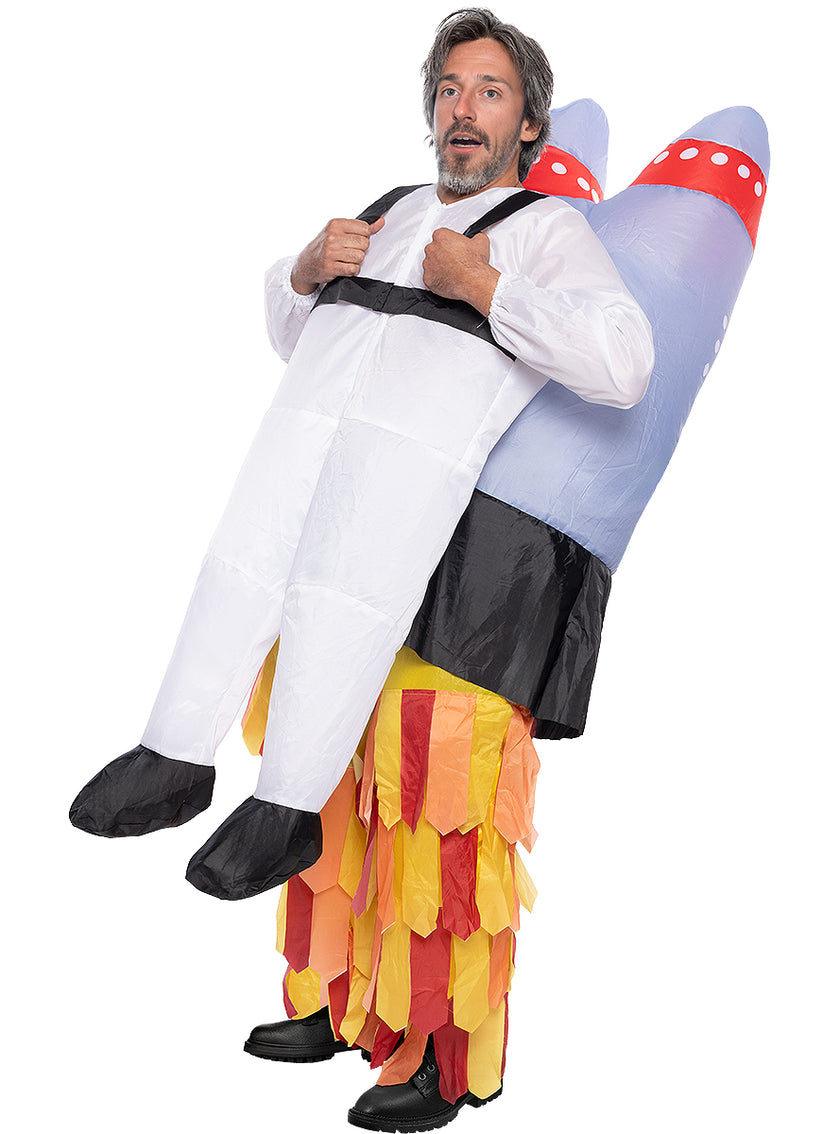 Déguisement fusée gonflable adulte