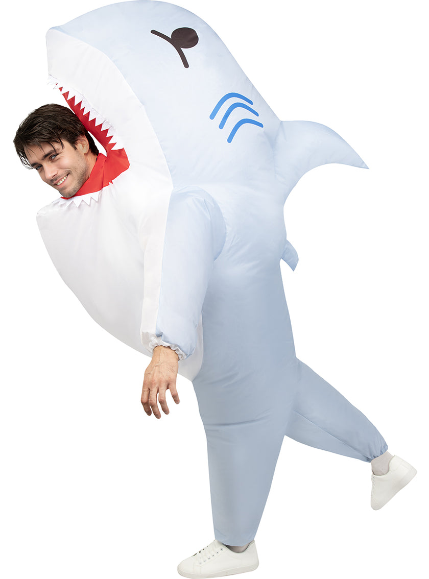 Déguisement requin gonflable adulte