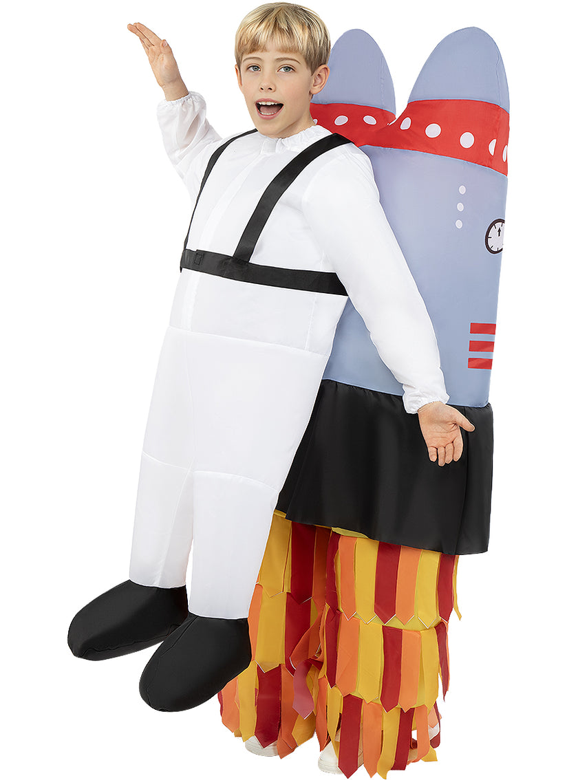 Déguisement fusée gonflable enfant