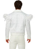 Veste Elton John avec plumes homme