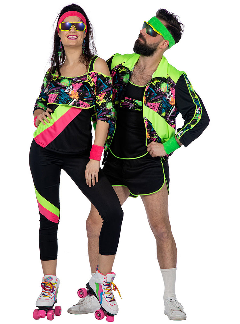Déguisement aérobic années 80 femme
