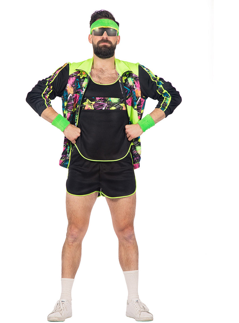 Déguisement aérobic années 80 homme