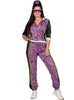 Déguisement jogging 80's animal print femme