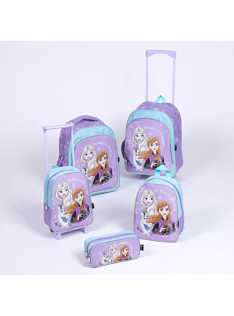 Sac à dos scolaire con à roulettes La reine des Neiges