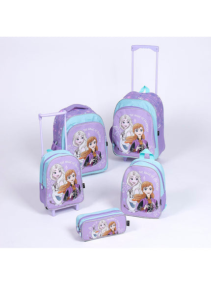Sac à dos scolaire con à roulettes La reine des Neiges