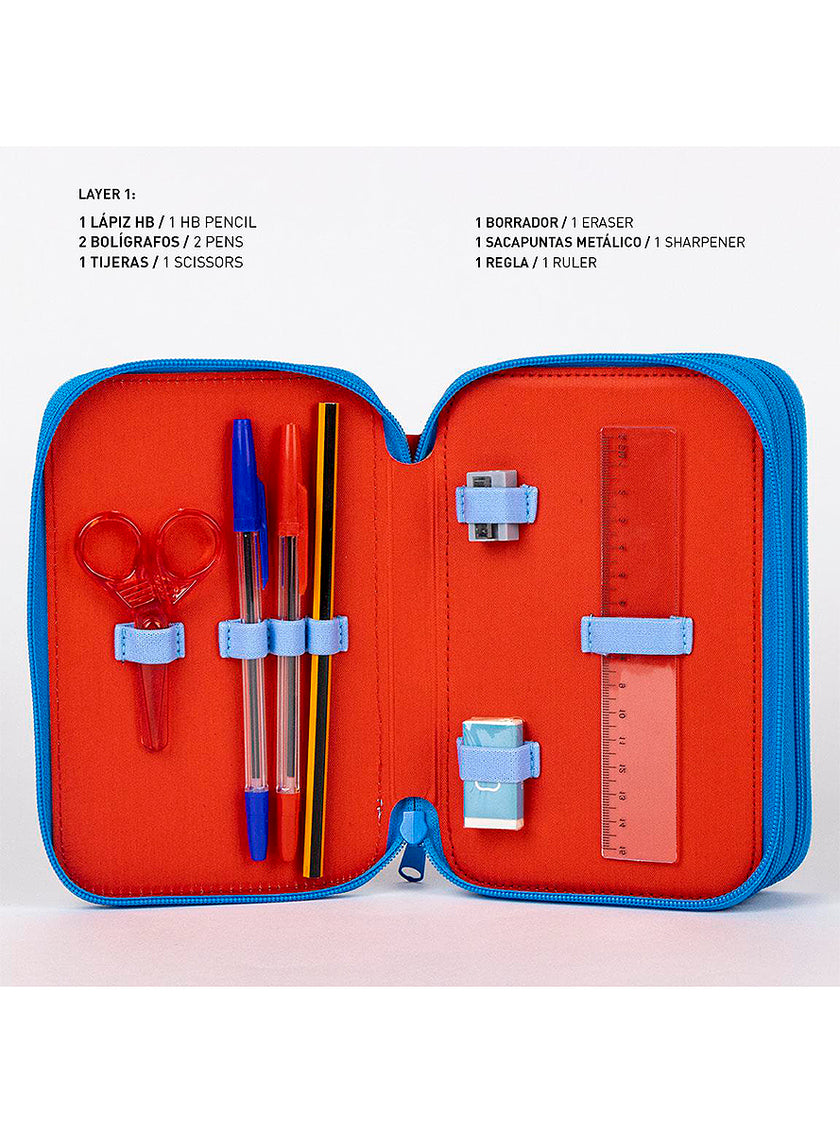 Trousse 3 compartiments Spiderman