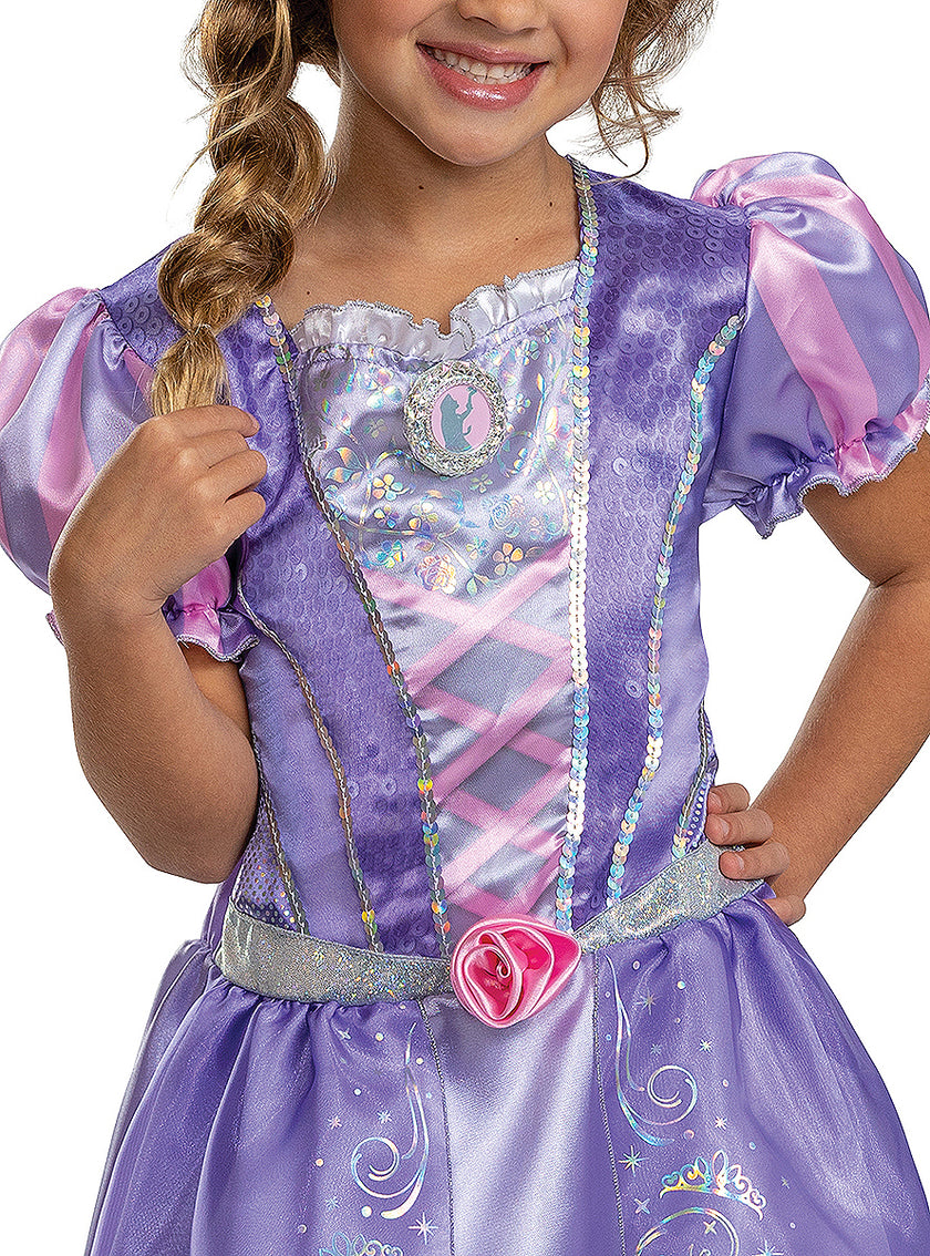 Déguisement Raiponce fille - 100ème anniversaire Disney