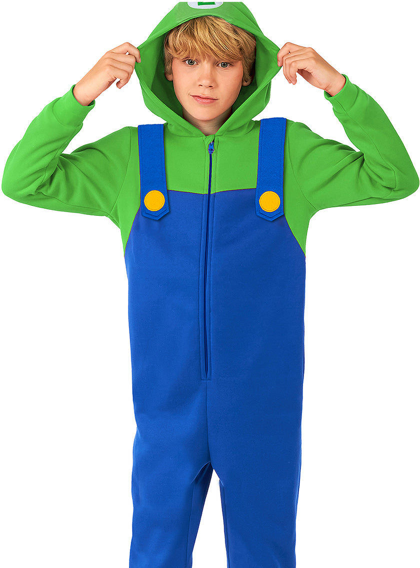 Déguisement Luigi Onesie enfant - Super Mario Bros
