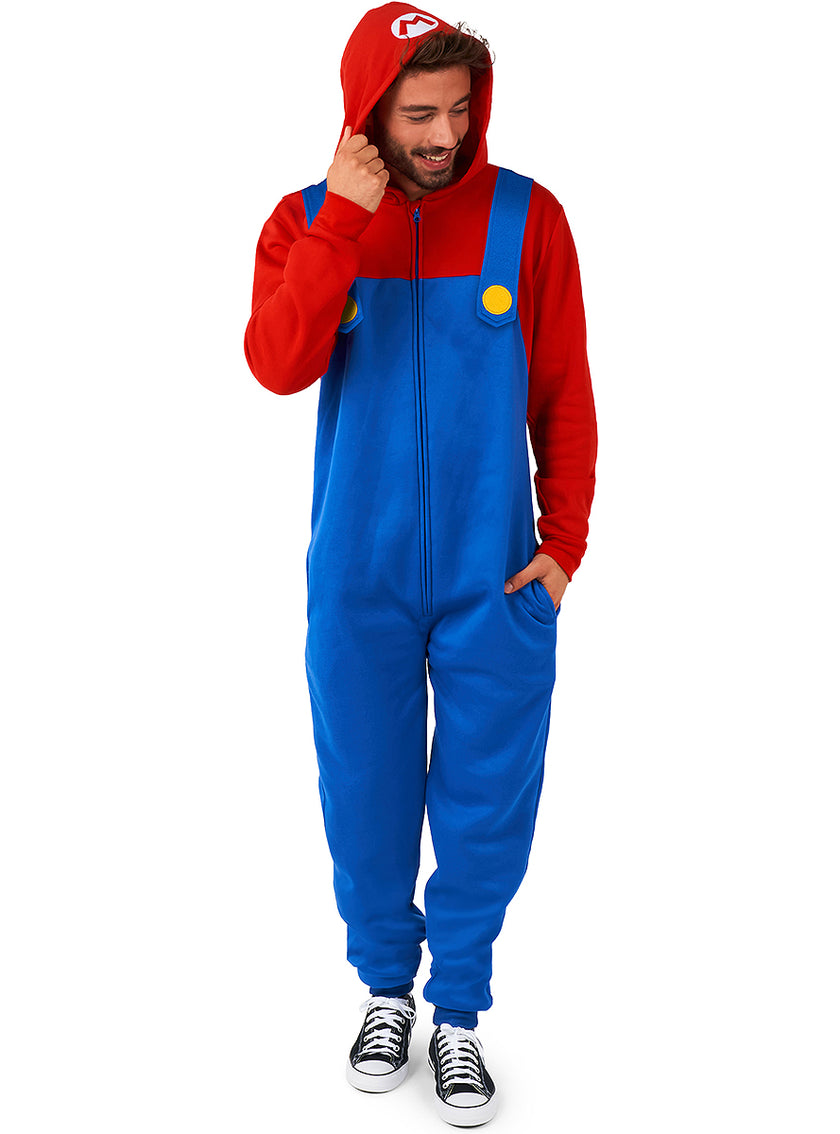 Déguisement Mario Onesie adulte - Super Mario Bros