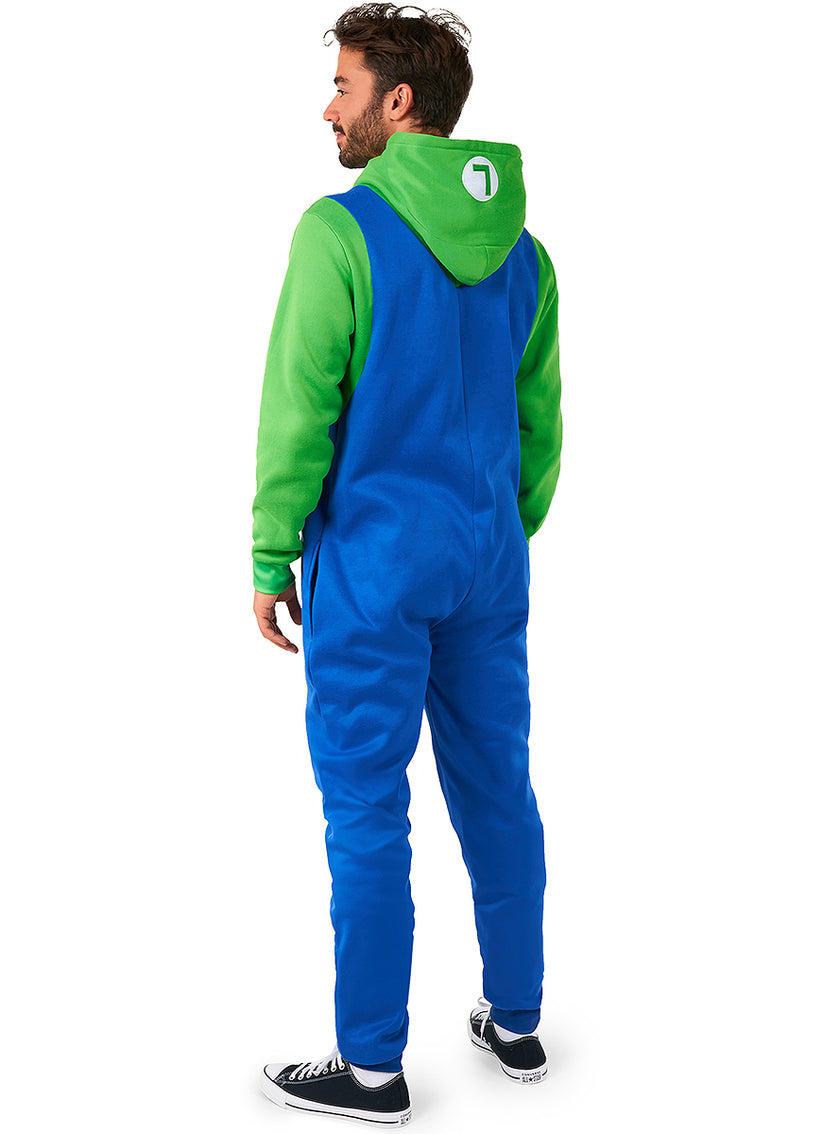 Déguisement Luigi Onesie adulte - Super Mario Bros