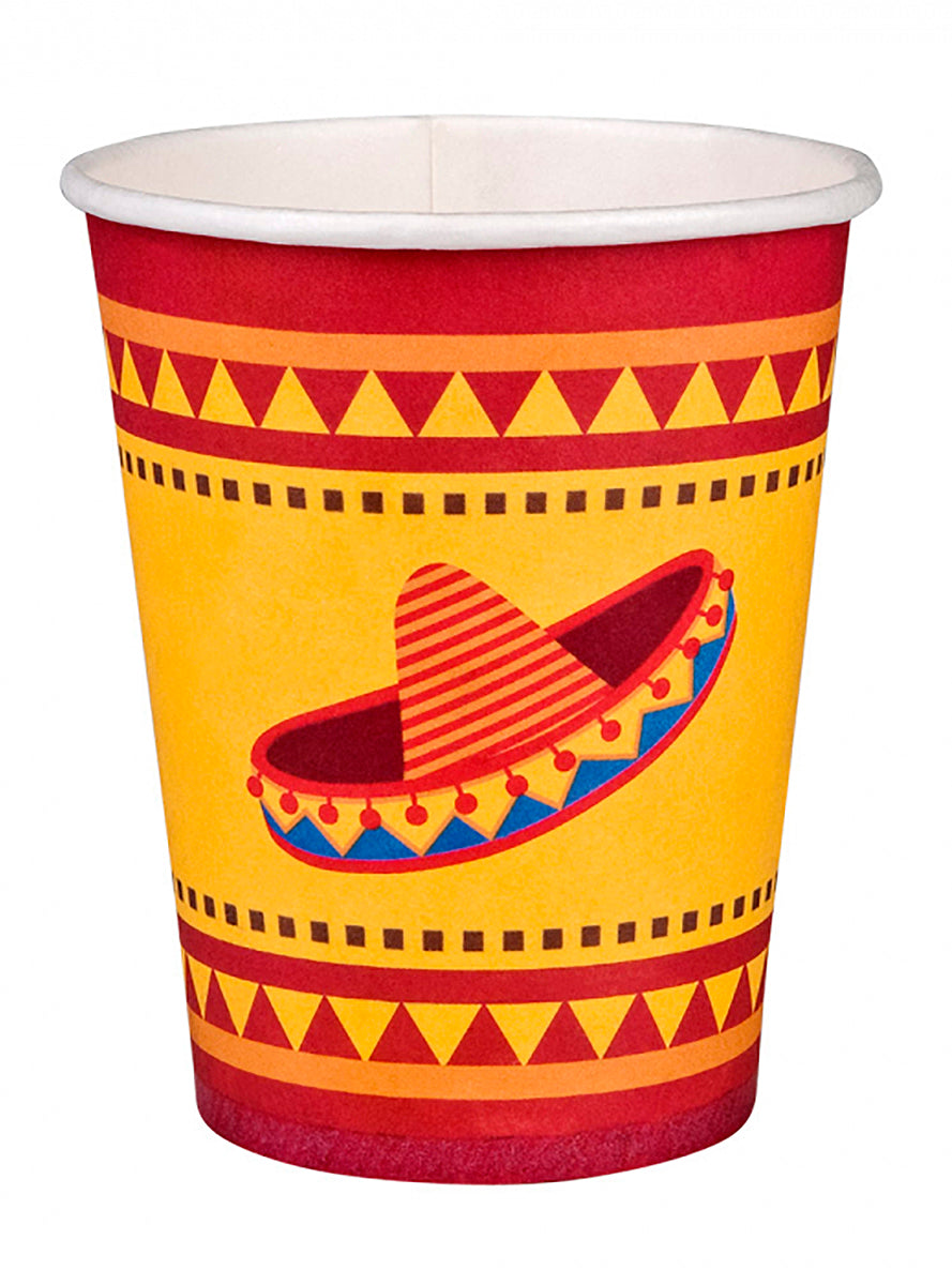 10 gobelets fête mexicaine